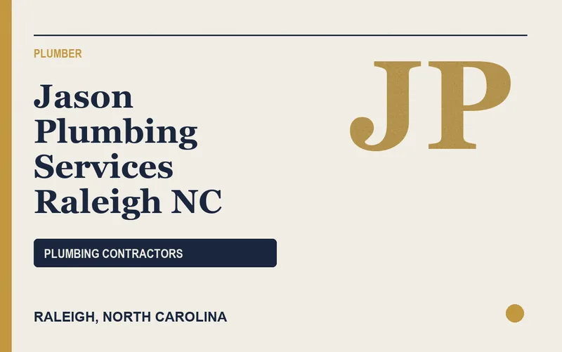 Jason Plumbing Services Raleigh NC in Raleigh, North Carolina
