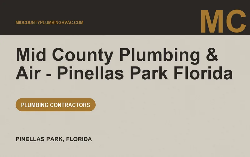 Mid County Plumbing & Air - Pinellas Park Florida in Pinellas Park, Florida