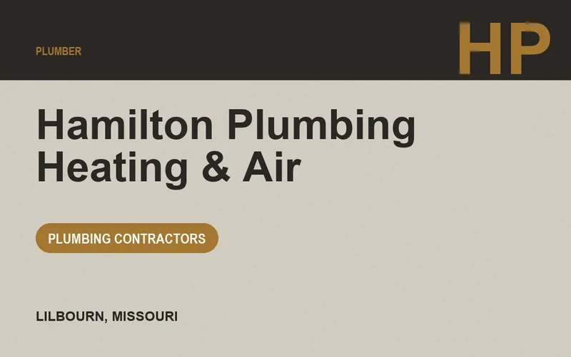 Hamilton Plumbing Heating & Air in Lilbourn, Missouri