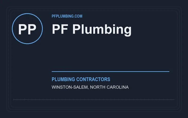 PF Plumbing in Winston-Salem, North Carolina