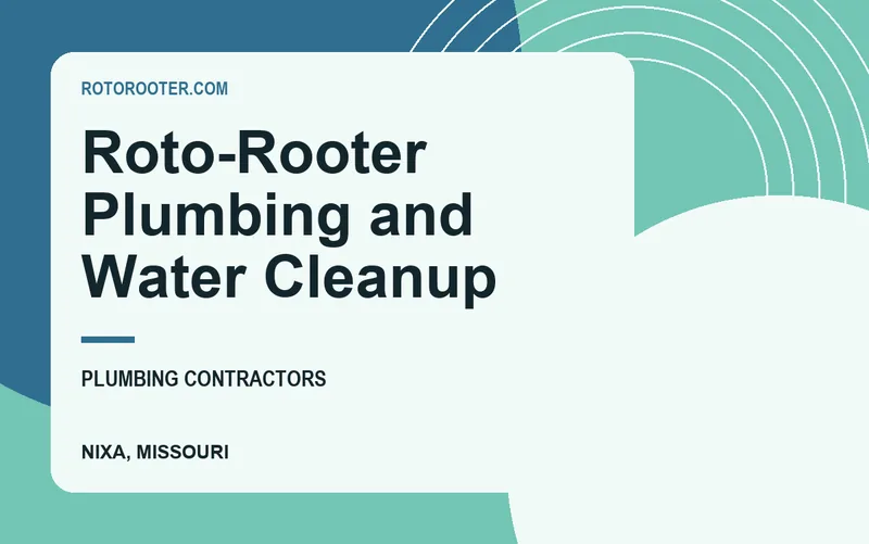 Roto-Rooter Plumbing and Water Cleanup in Nixa, Missouri
