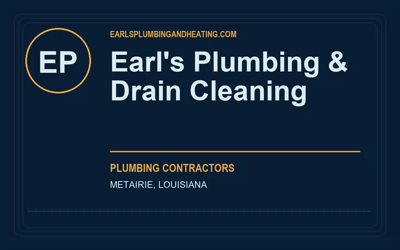 Earl's Plumbing & Drain Cleaning in Metairie, Louisiana