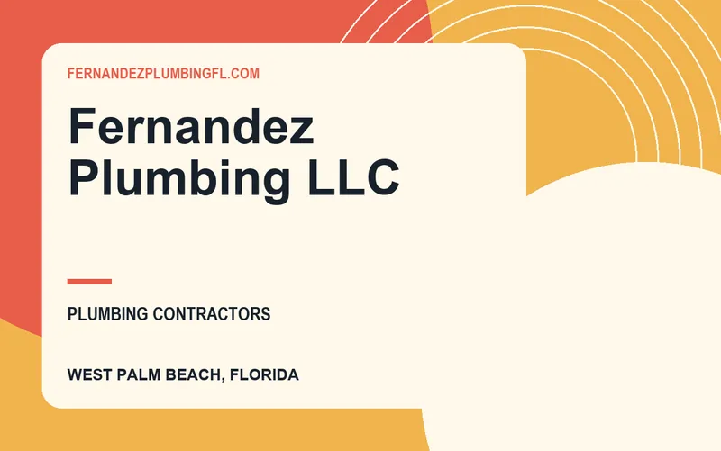 Fernandez Plumbing LLC in West Palm Beach, Florida