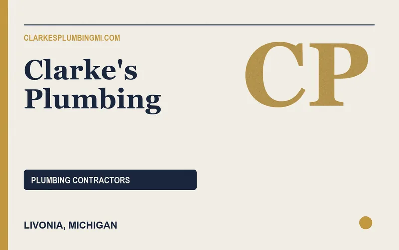 Clarke's Plumbing in Livonia, Michigan