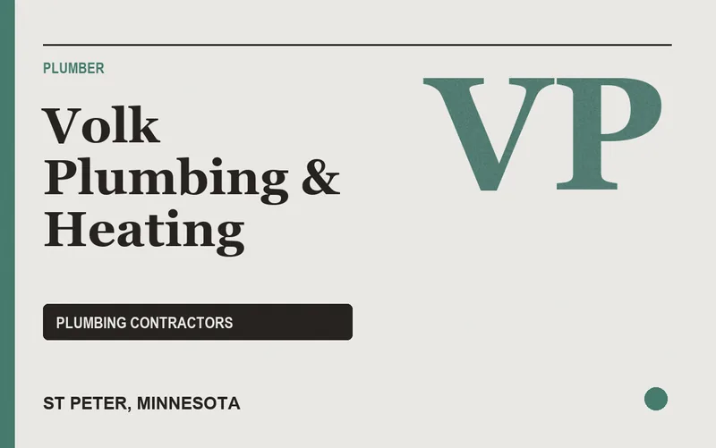 Volk Plumbing & Heating in St Peter, Minnesota