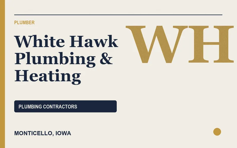 White Hawk Plumbing & Heating in Monticello, Iowa