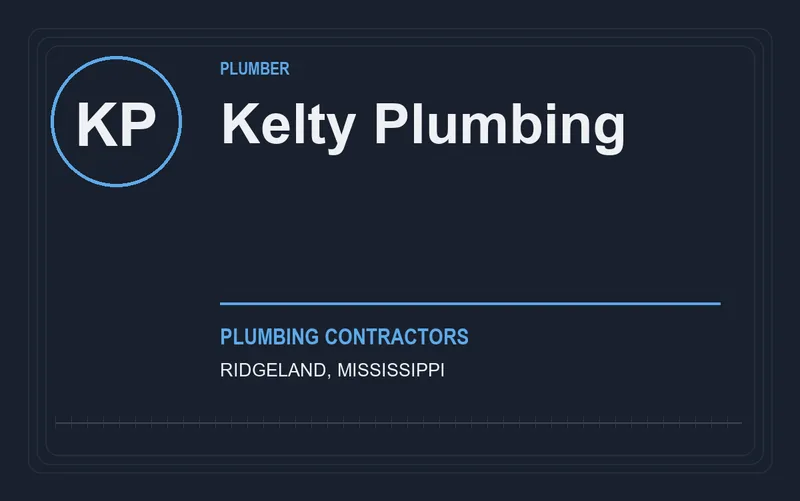 Kelty Plumbing in Ridgeland, Mississippi