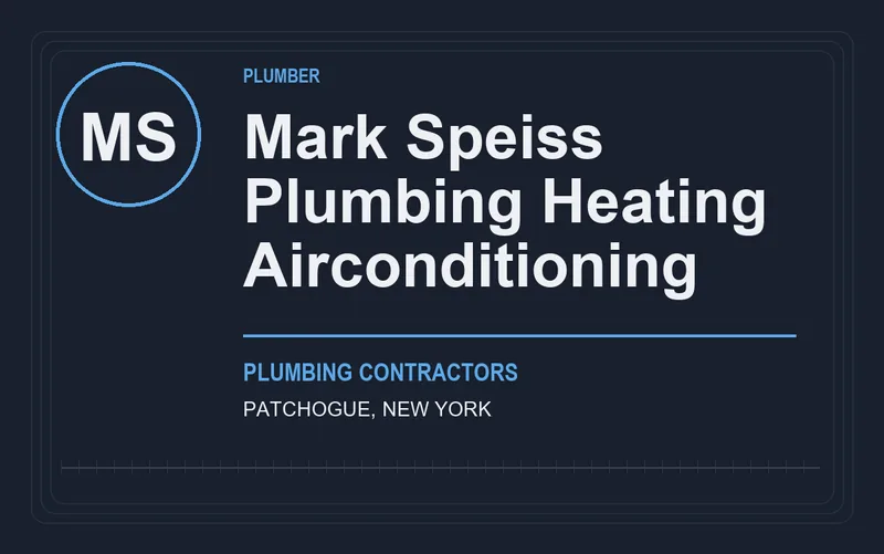 Mark Speiss Plumbing Heating Airconditioning in Patchogue, New York