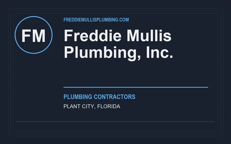 Freddie Mullis Plumbing, Inc. in Plant City, Florida