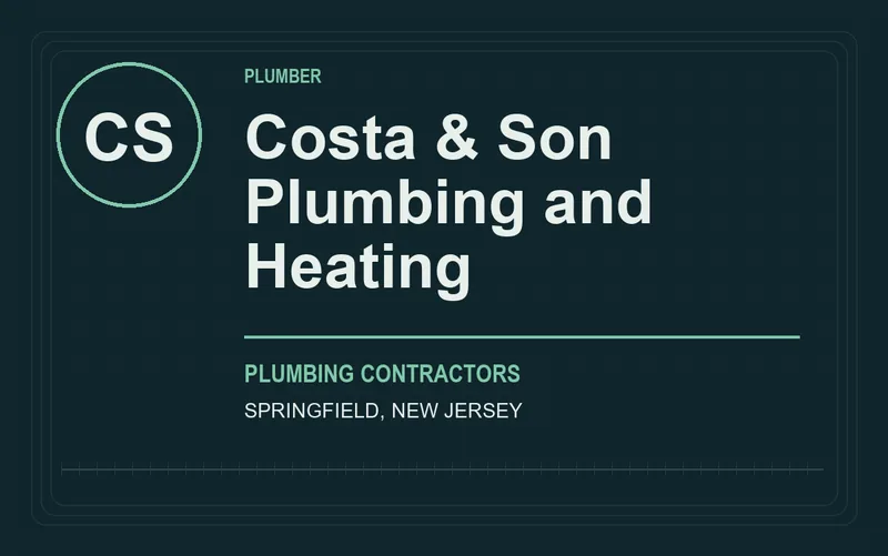 Costa & Son Plumbing and Heating in Springfield, New Jersey