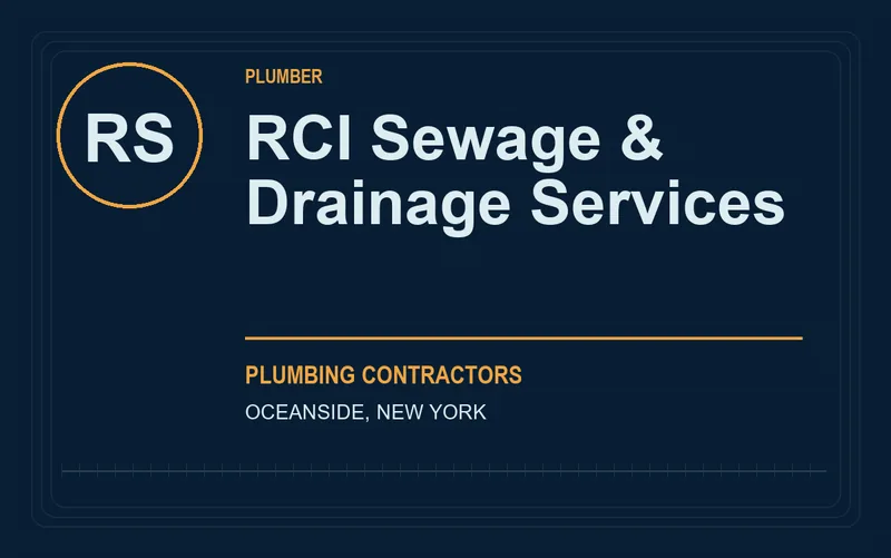 RCI Sewage & Drainage Services in Oceanside, New York