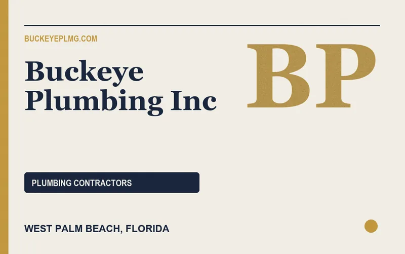 Buckeye Plumbing Inc in West Palm Beach, Florida