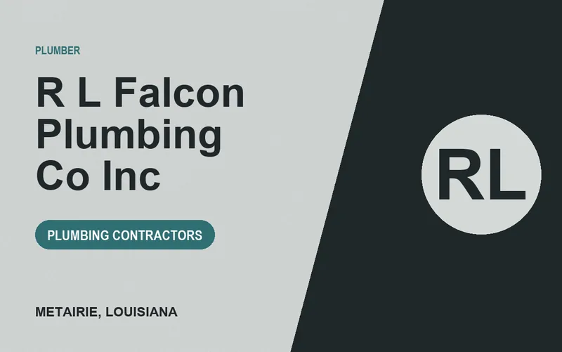 R L Falcon Plumbing Co Inc in Metairie, Louisiana