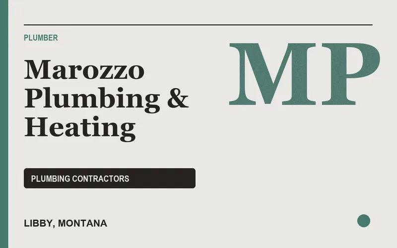 Marozzo Plumbing & Heating in Libby, Montana