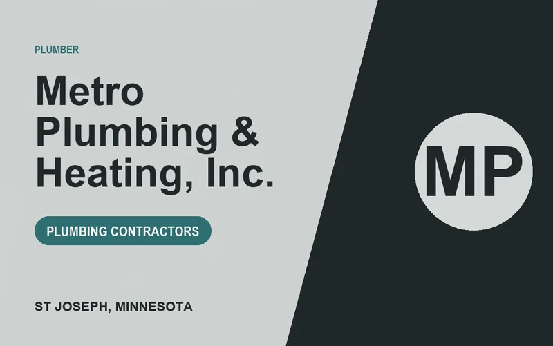 Metro Plumbing & Heating, Inc. in St Joseph, Minnesota