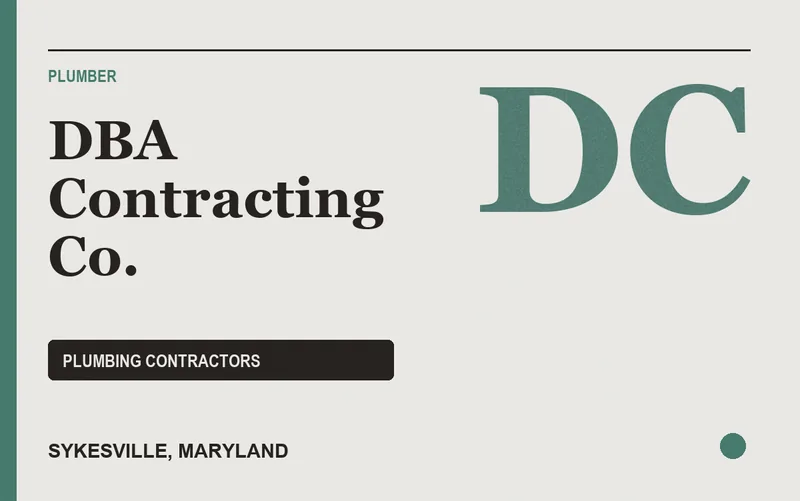 DBA Contracting Co. in Sykesville, Maryland