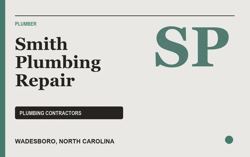Smith Plumbing Repair in Wadesboro, North Carolina