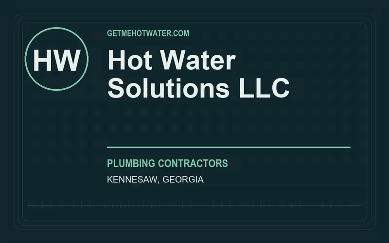 Hot Water Solutions LLC in Kennesaw, Georgia