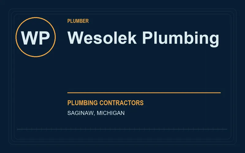 Wesolek Plumbing in Saginaw, Michigan
