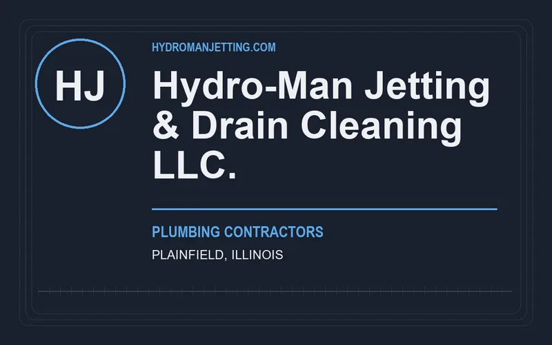 Hydro-Man Jetting & Drain Cleaning LLC. in Plainfield, Illinois
