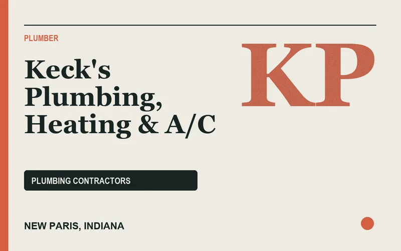 Keck's Plumbing, Heating & A/C in New Paris, Indiana