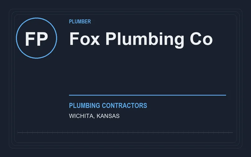 Fox Plumbing Co in Wichita, Kansas