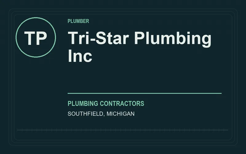 Tri-Star Plumbing Inc in Southfield, Michigan