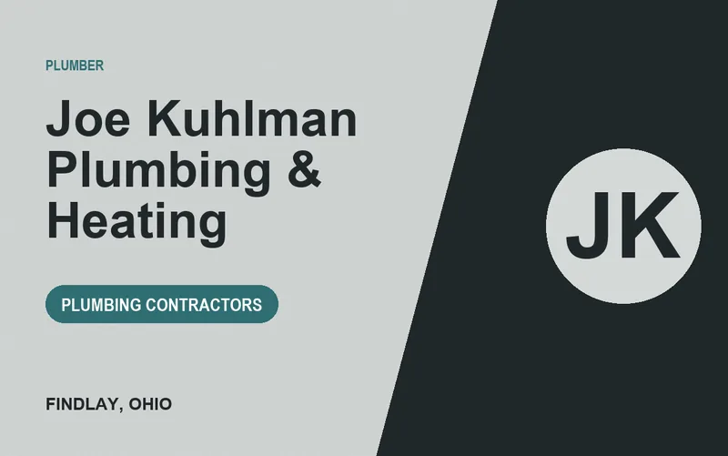 Joe Kuhlman Plumbing & Heating in Findlay, Ohio