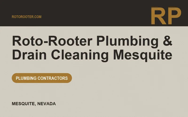 Roto-Rooter Plumbing & Drain Cleaning Mesquite in Mesquite, Nevada