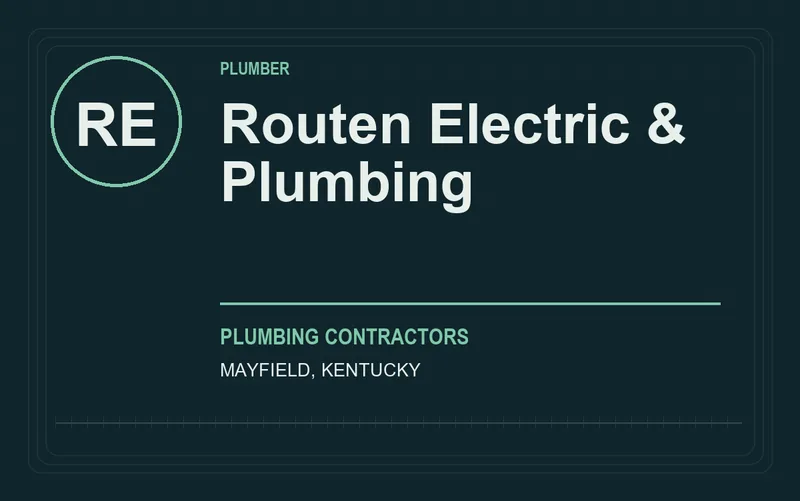 Routen Electric & Plumbing in Mayfield, Kentucky