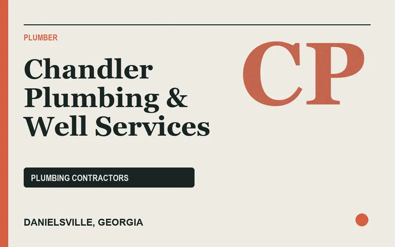 Chandler Plumbing & Well Services in Danielsville, Georgia