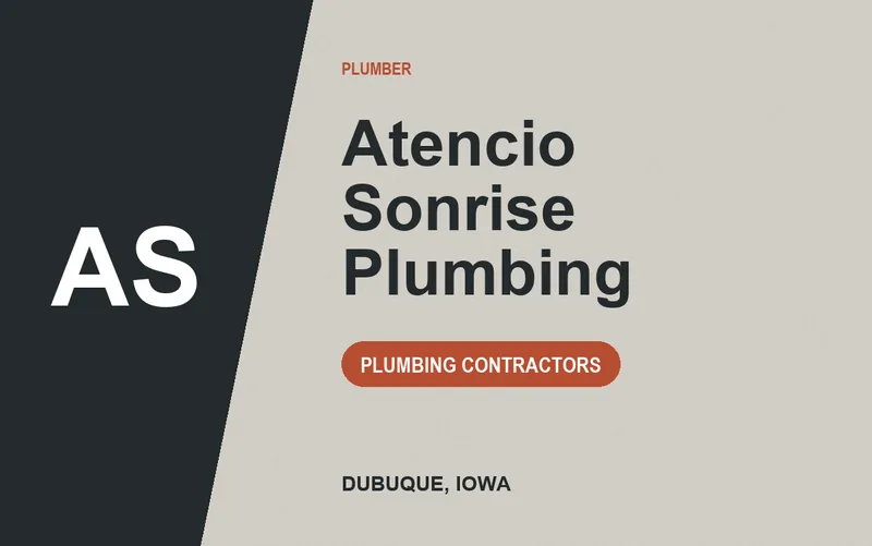 Atencio Sonrise Plumbing in Dubuque, Iowa
