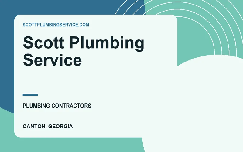 Scott Plumbing Service in Canton, Georgia