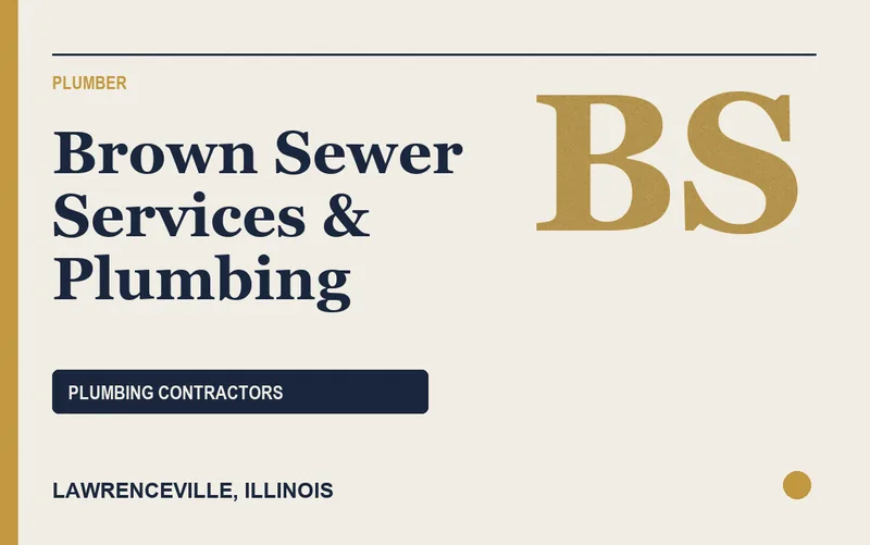 Brown Sewer Services & Plumbing in Lawrenceville, Illinois
