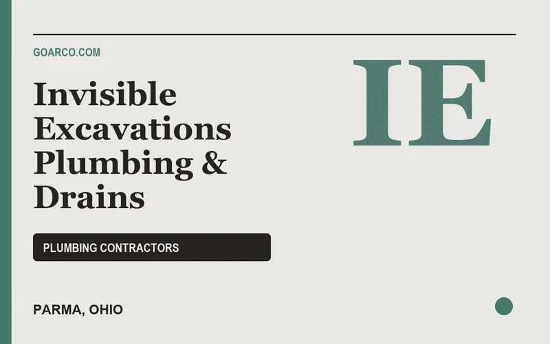Invisible Excavations Plumbing & Drains in Parma, Ohio