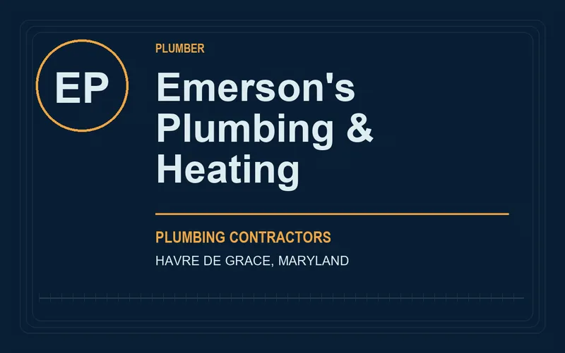 Emerson's Plumbing & Heating in Havre De Grace, Maryland