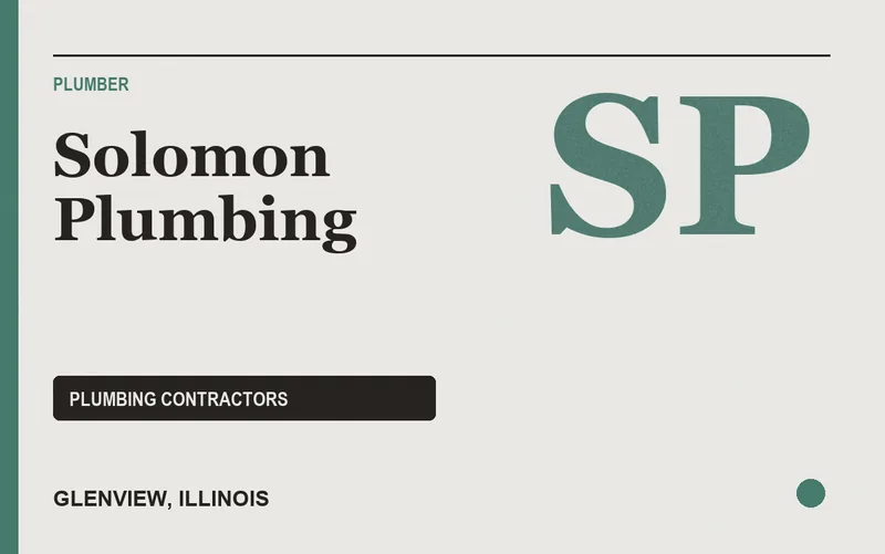 Solomon Plumbing in Glenview, Illinois