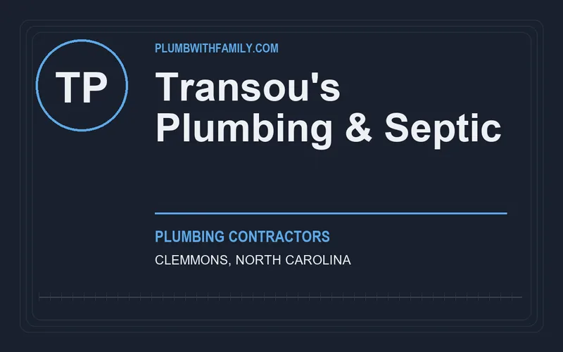 Transou's Plumbing & Septic in Clemmons, North Carolina
