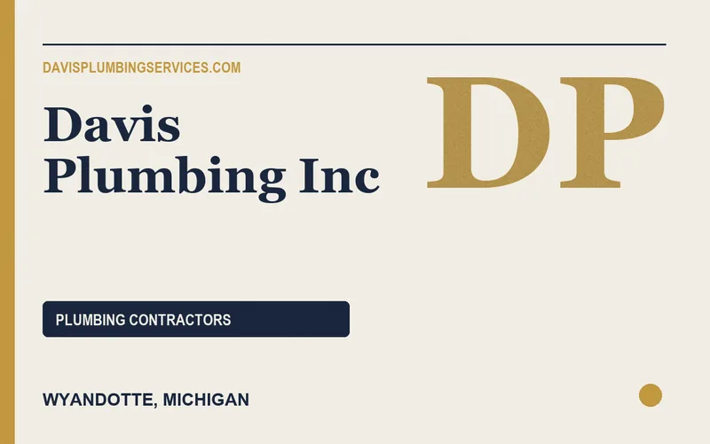 Davis Plumbing Inc in Wyandotte, Michigan