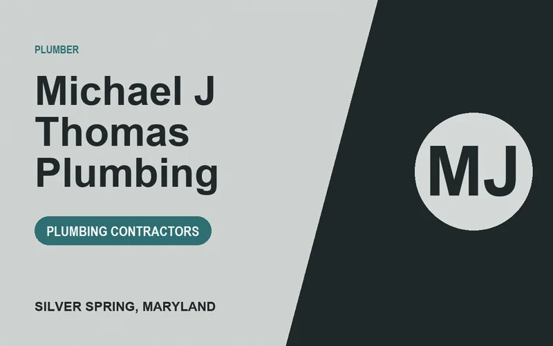 Michael J Thomas Plumbing in Silver Spring, Maryland