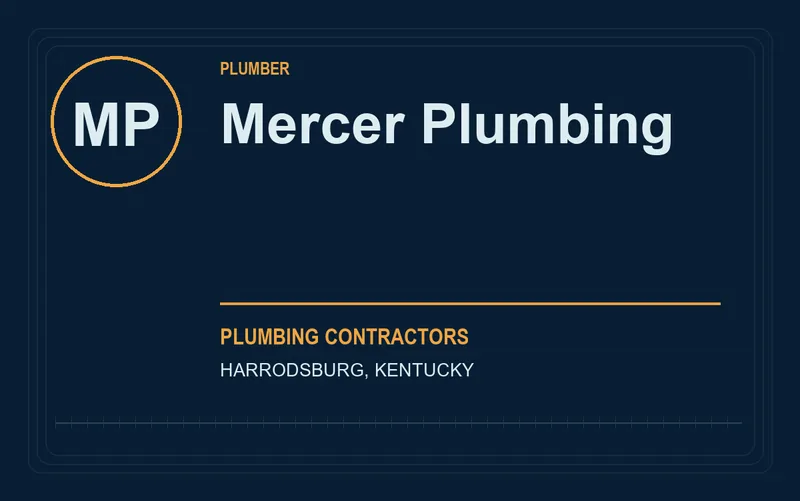 Mercer Plumbing in Harrodsburg, Kentucky