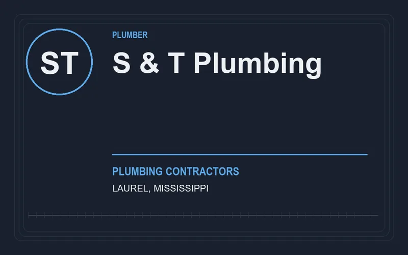 S & T Plumbing in Laurel, Mississippi