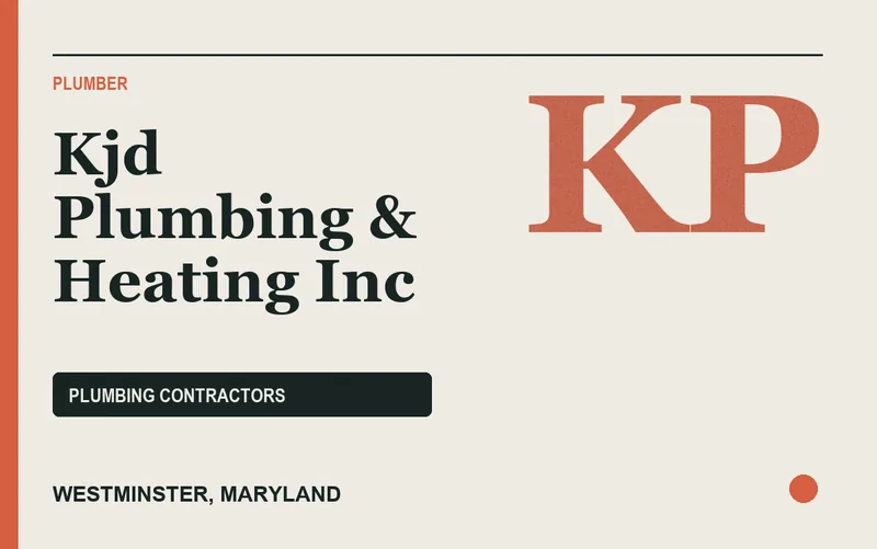 Kjd Plumbing & Heating Inc in Westminster, Maryland