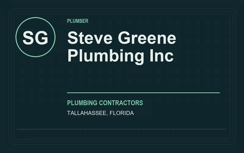 Steve Greene Plumbing Inc in Tallahassee, Florida
