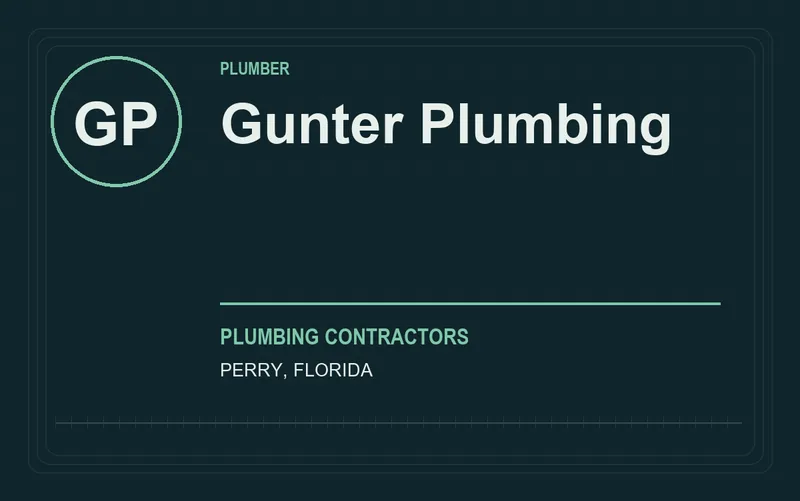 Gunter Plumbing in Perry, Florida