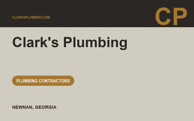 Clark's Plumbing in Newnan, Georgia