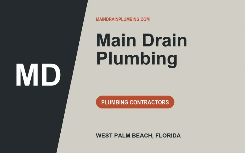 Main Drain Plumbing in West Palm Beach, Florida