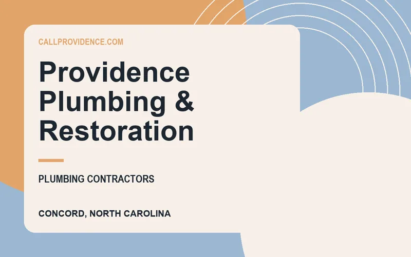 Providence Plumbing & Restoration in Concord, North Carolina