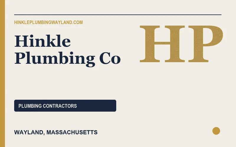 Hinkle Plumbing Co in Wayland, Massachusetts