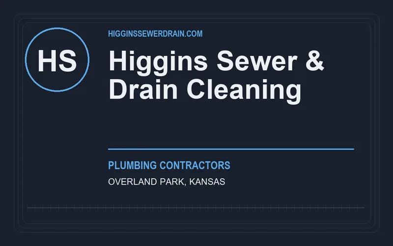 Higgins Sewer & Drain Cleaning in Overland Park, Kansas